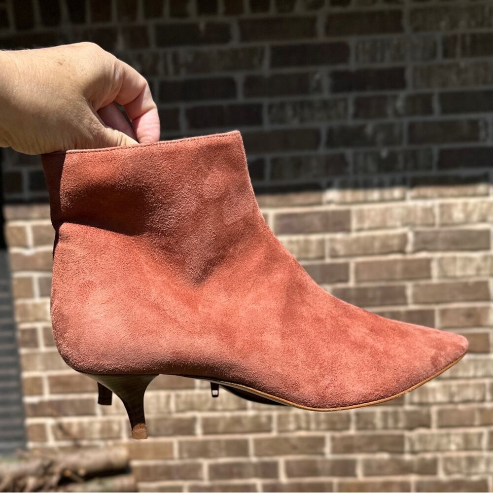 Club Monaco Tan Suede Ankle Boots - Picture 6 of 6